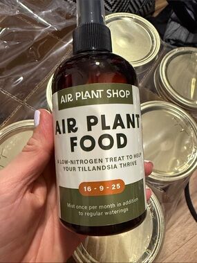 Air Plant Food Spray - Green